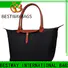 Wholesale nylon tote with leather handles design factory for gym