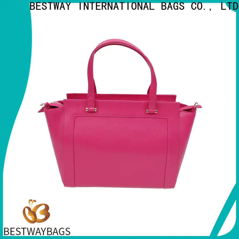 Bestway fashion what is high quality pu leather company for lady