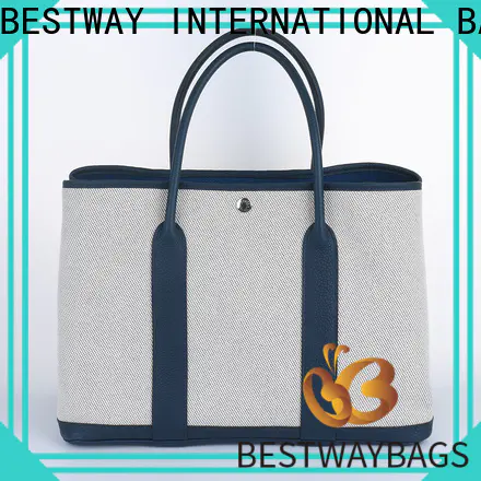 Bestway special plain canvas bags for craft factory for travel
