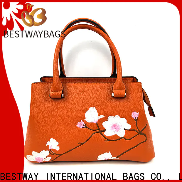 Custom pu leather bag wholesale girls online for ladies