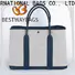 High-quality big canvas tote bags shoulder Supply for vacation