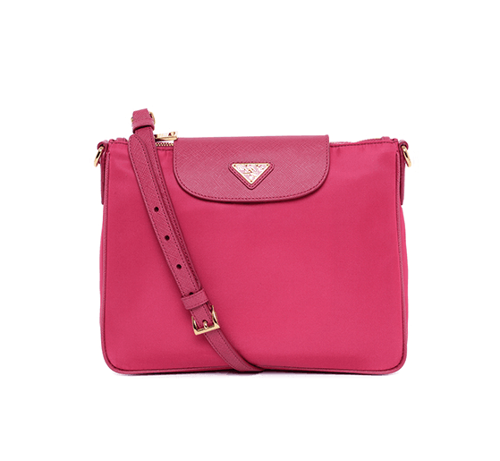 China Wholesale High Quality Nylon Cross Body Shop Shoulder Bag With Leather Strap And Cover