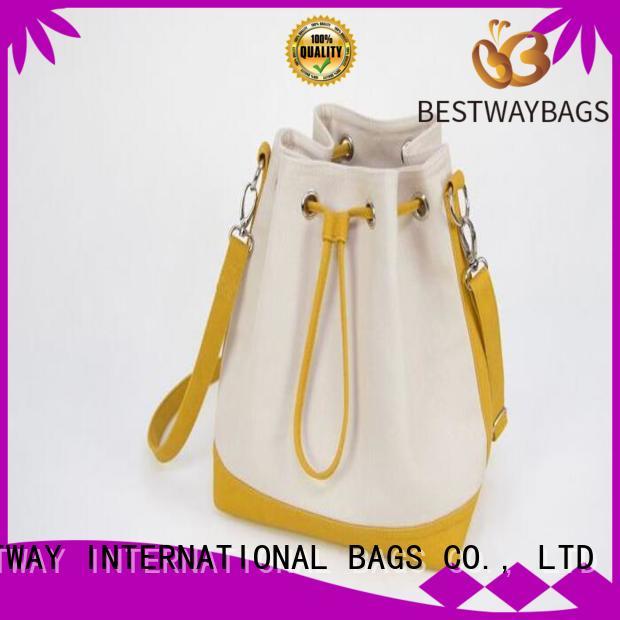 Bestway easy match canvas handbags factory for shopping