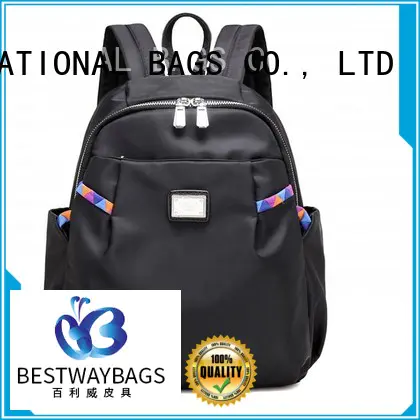 Bestway work nylon tote with leather handles supplier for sport