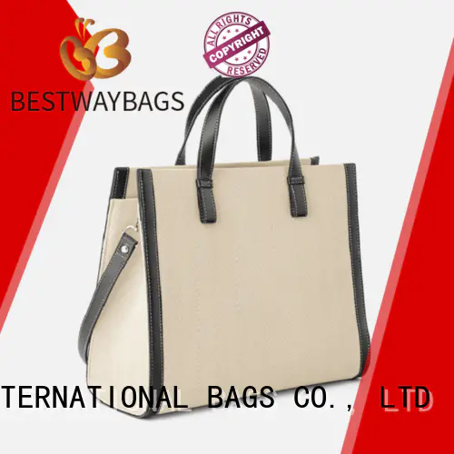 Bestway easy match personalized canvas tote bags factory for shopping