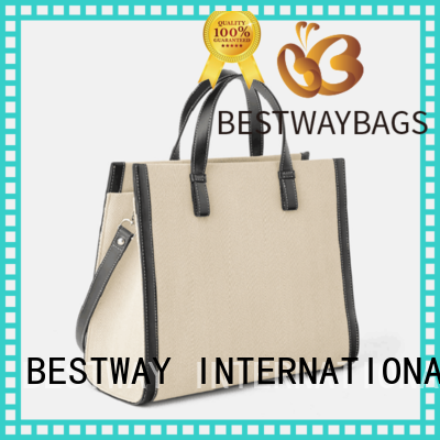 easy match women's canvas tote bags standard wholesale for vacation
