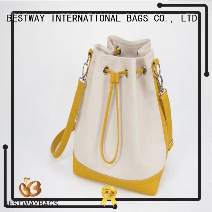 Bestway branded canvas bag personalized for shopping