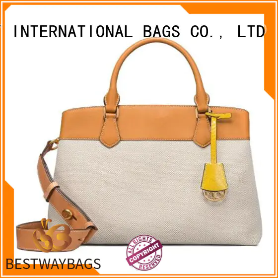 Bestway female ladies canvas bag wholesale for travel