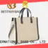 Bestway logo canvas tote shopper bag wholesale for travel
