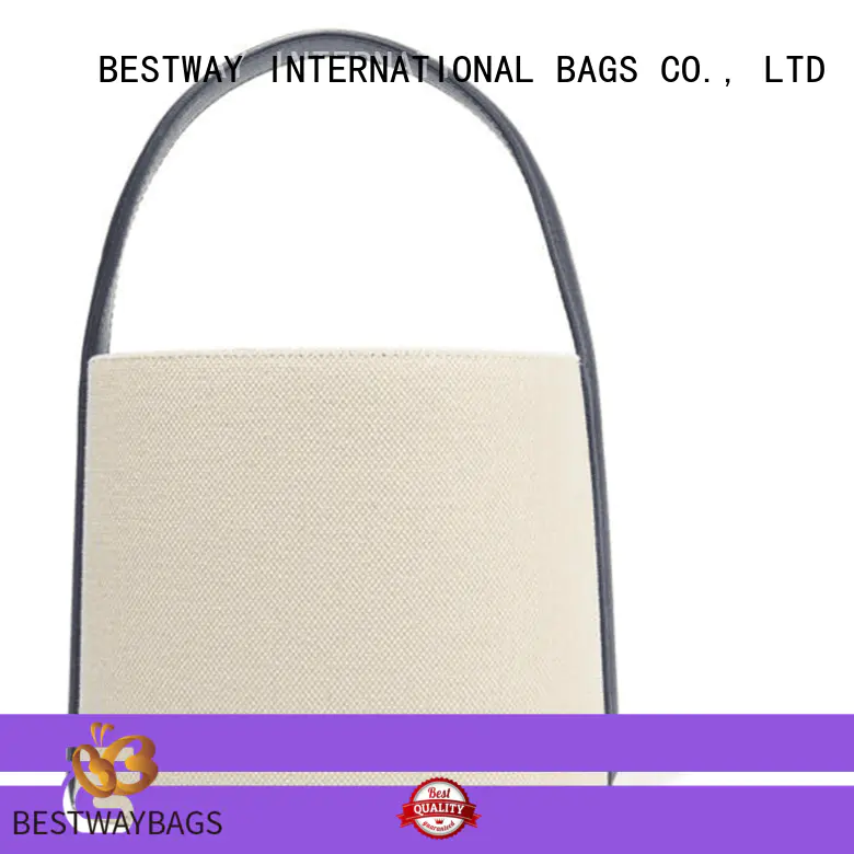 Bestway branded canvas handbags personalized for vacation